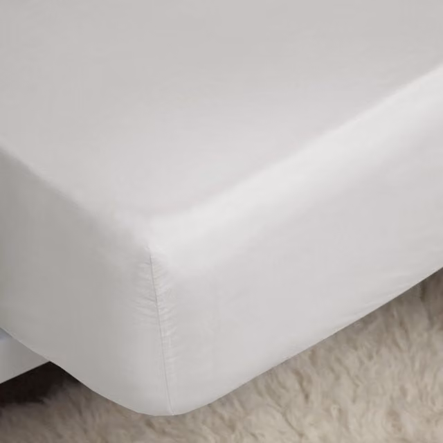 Belledorm 400 Thread Count Egyptian Cotton Ultra Deep Fitted Sheet, Ivory, W: 90 cm x D: 200 cm