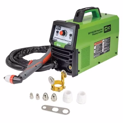 SIP HG250 Inverter Plasma Cutter 25A Green Benchtop Metal Cutting Machine