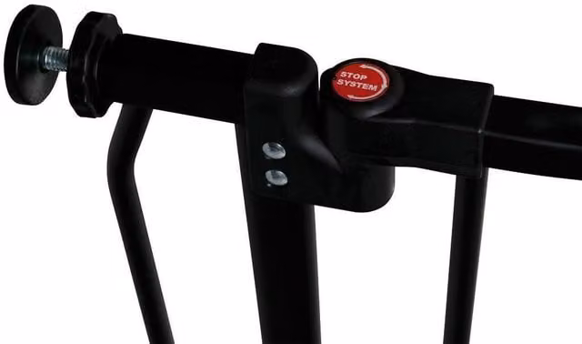 Safetots Elite Pressure Baby Gate, Swing Door, Black, Width: 171 cm