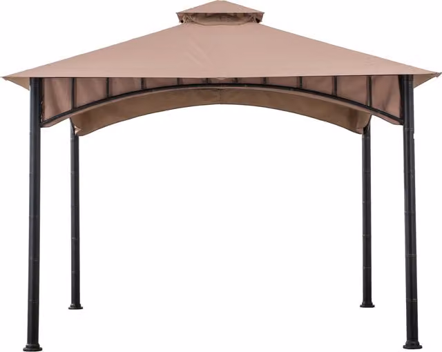 Sunjoy Lauro Gazebo in Sand Brown, W/D: 340 x 340 cm