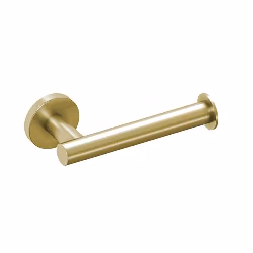 COSMIC Architect SP Wall Mounted Metal Toilet Roll Holder in Brushed Gold