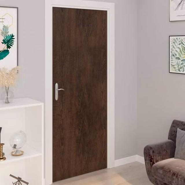 Berkfield Home Self-adhesive Furniture Film, 2 Pack, Dark Oak Brown, W: 500 cm, H: 90 cm