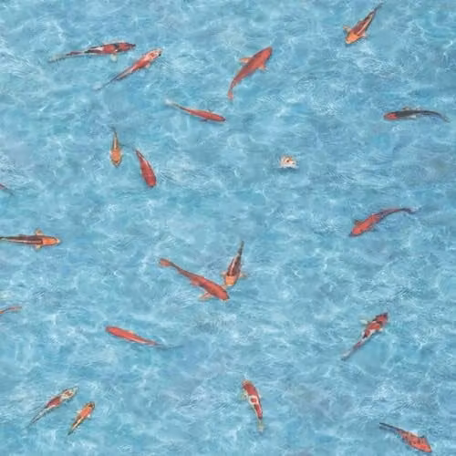 Mega Flooring UK Teal Blue 3D Funky Effect Anti-Slip Vinyl Flooring Sheet, W: 200 cm, L: 500 cm