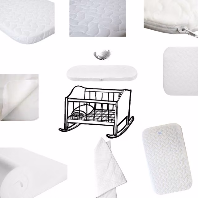 TheWhiteWater Limited Baby Soft Pure Foam Travel Cot Mattress Sheet, White, W/D/H: 120 x 60 x 1 cm